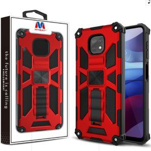 MyBat Sturdy Hybrid Protector Cover (with Stand) Motorola Moto G Power 2021